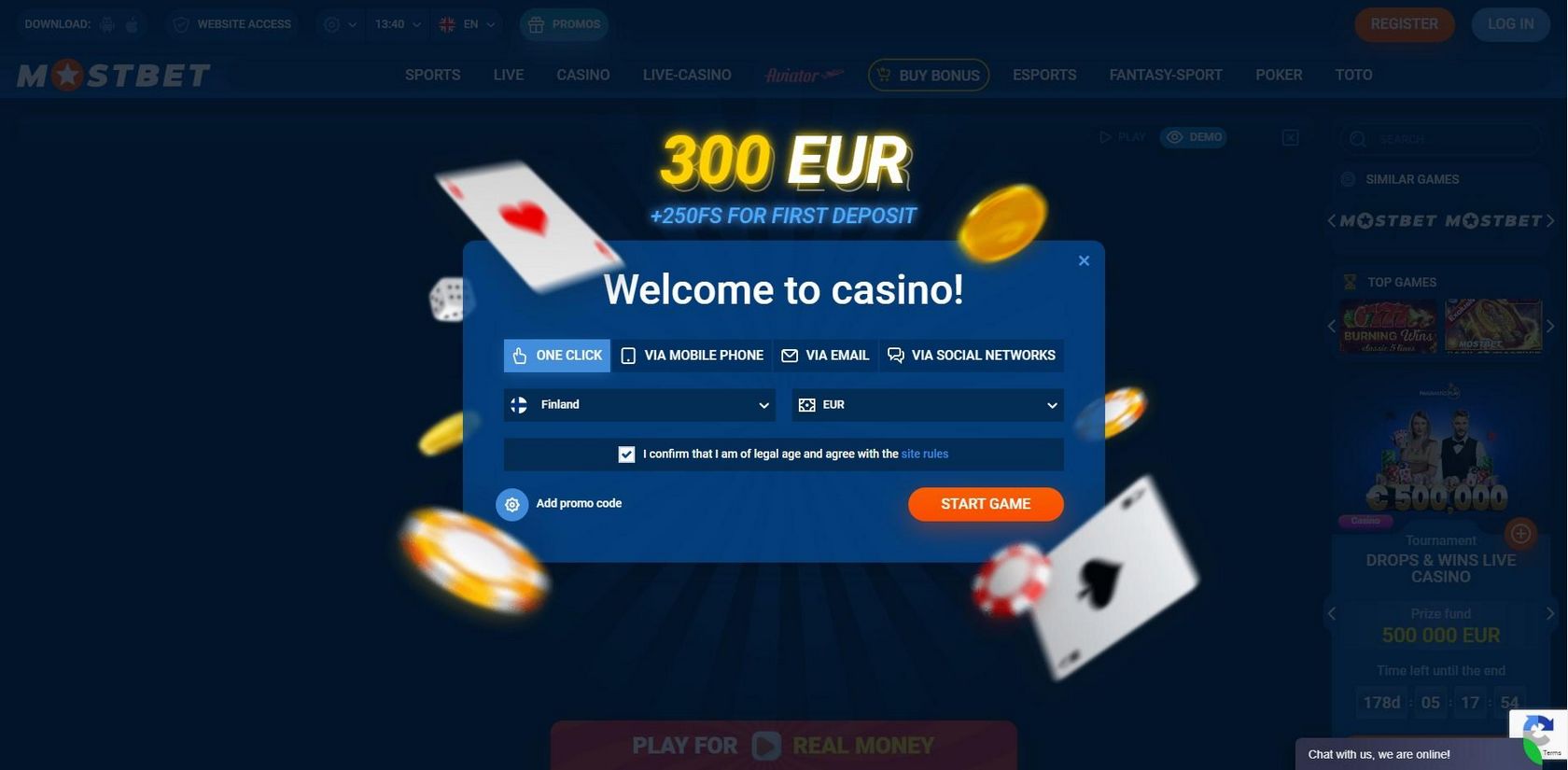 MostBet Promo Code
