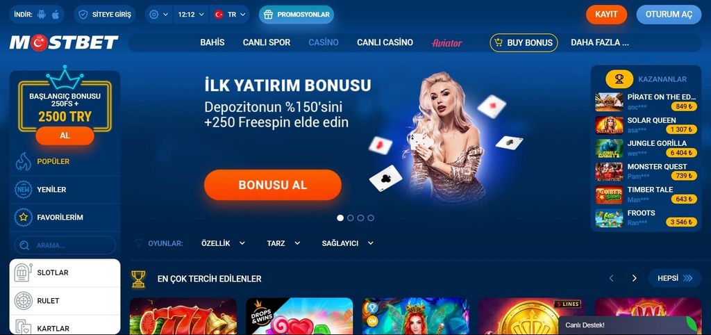Registrace a přihlášení na Mostbet CZ