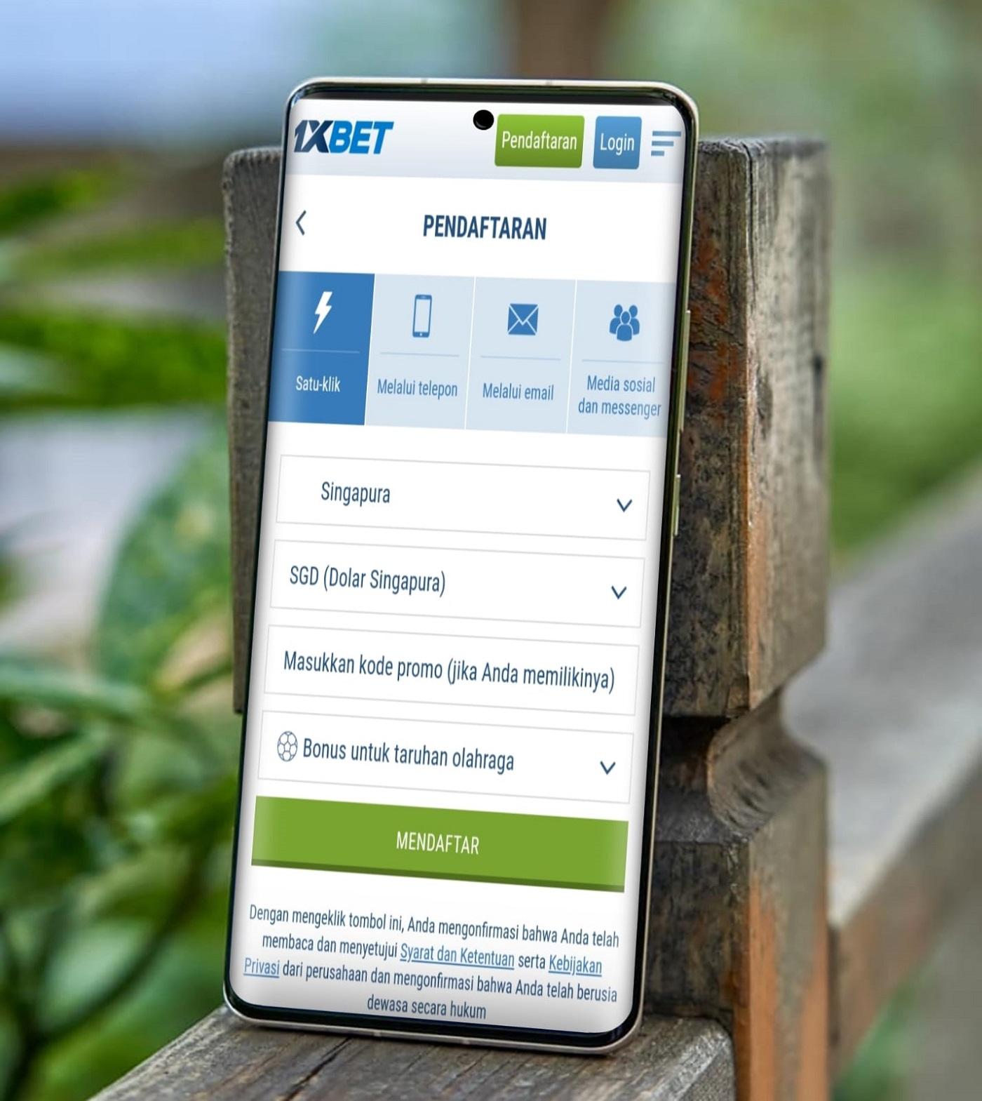 Application officielle de la plateforme de paris sportifs 1xBet