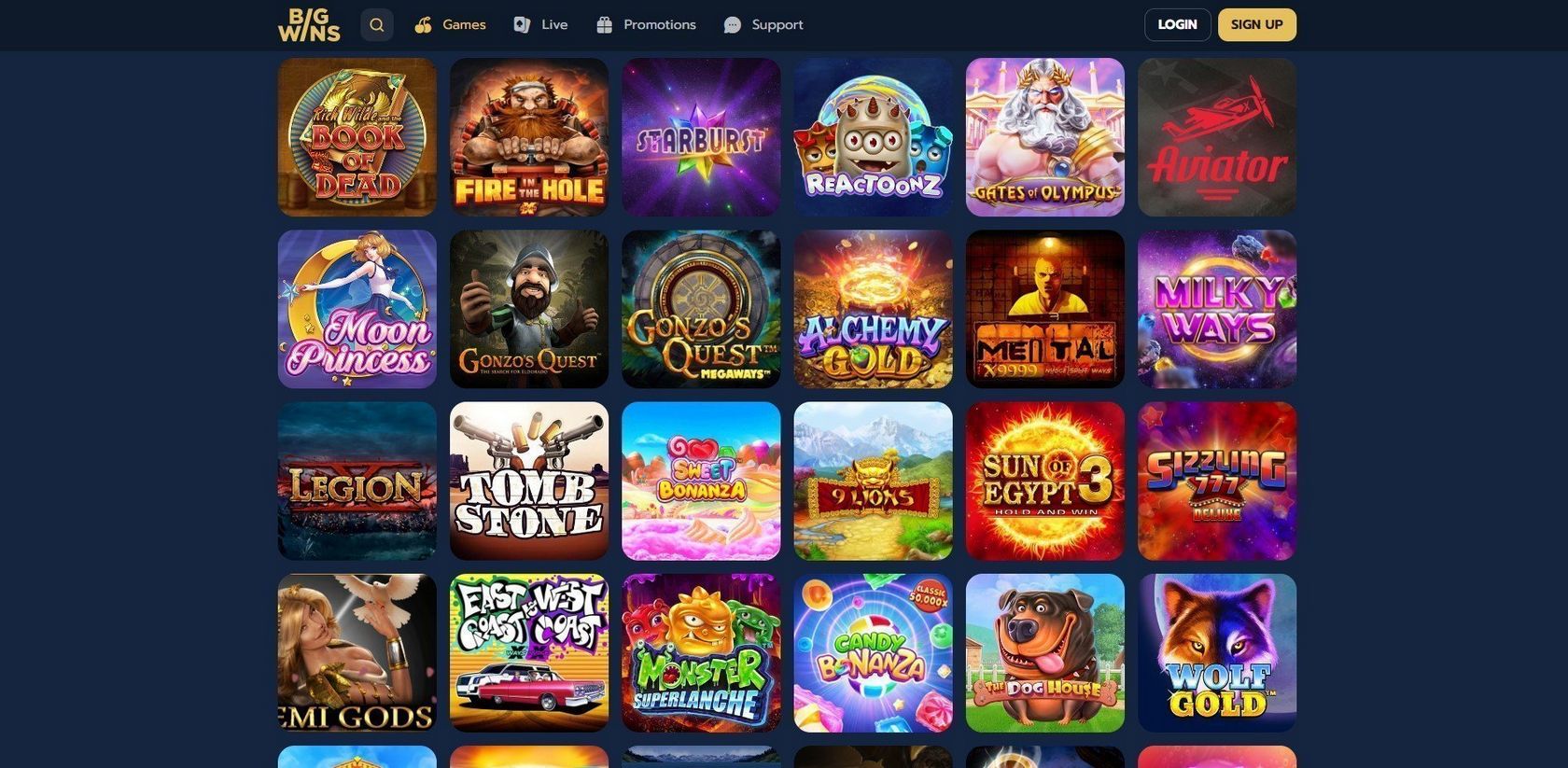 Mr Big Wins Online Casino