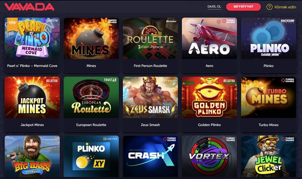 ИГРОВОЕ ЗАВЕДЕНИЕ VAVADA